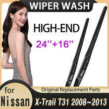 for Nissan X-Trail T31 2008~2013 2009 2010 2011 2012 X Trail Windscreen Windshield Wipers Car Accessories Car Wiper Blades 2024 - buy cheap