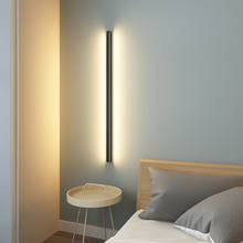 Criativo minimalista nordic canto conduziu a lâmpada de parede design moderno interior luminária luz parede para sala estar quarto foyer 2024 - compre barato