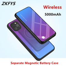 Wireless Charging Magnetic Battery Case For iPhone 11 Pro Max Power Bank Case External Charging Case For iPhone 11 Battery Cover 2024 - buy cheap