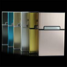 1PC Candy Color Cigarette Case Fashion Aluminum 20 PCS Cigarettes Capacity Cigarettes Case Magnetic Buckle Box 2024 - buy cheap