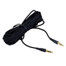 12 футов 3,5 мм со штыревыми соединителями Aux вспомогательный кабель стерео аудио кабель автомобильный ПК iPod MP3 2024 - купить недорого