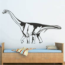 Adesivo de parede de vinil removível, dinossauro, arte para o quarto das crianças, decoração de quartos 2024 - compre barato