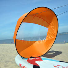 Vela plegable de viento para Kayak, tabla de Paddle con ventana transparente, accesorios de navegación, canoa, 42 "/108 cm 2024 - compra barato