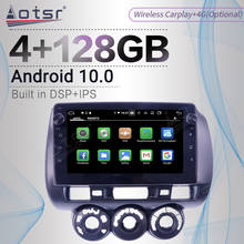 128 ГБ DSP Carplay Android экран плеер автомобиля для Honda Fit Jazz 1 GD 2001 - 2009 GPS навигация автомобильное радио аудио стерео головное устройство 2024 - купить недорого