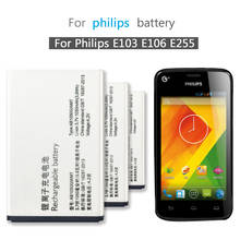 AB1050GWMT For Philips E103 E106 E255 Mobile Phone Battery 1050mAh 2024 - buy cheap