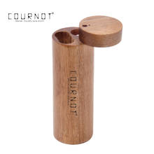 Caja de almacenamiento de pipas de madera natural, soporte de cerámica hecho a mano de 100MM, para fumar tabaco 2024 - compra barato