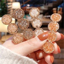 Rhinestone Hair Clip Bar Hairpin Korean Ins Round Duckbill Clip Hair Accessory 2024 - buy cheap