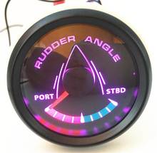 1pc New Style 52mm Rudder Angle Meters 9-32vdc Marine Rudder Angle Gauges with 8 Kinds Backlight Color for Boat Vessel Yacht 2024 - buy cheap