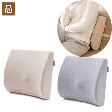 100% Youpin 8H Memory Cotton Nursing Lumbar Cushion Chair Pillow Soft Comfortable Lumbar Pillow for Home Office Travel Use 2024 - buy cheap
