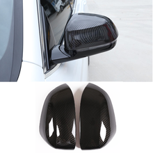 JEAZEA 1 Pair ABS Fiber Side Door Rearview Mirror Cover Trim Fit For BMW X3 2018 2019 Car Accessories 2024 - buy cheap