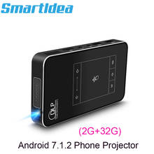 Smartldea T18 (2G+32G) Android 7.1.2 Smart Projector Mini DLP Projector Support AC3 HD 1080P Video Beamer BT4.1 Airplay DLNA 2024 - buy cheap