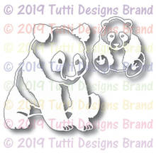 Pandas New Metal Cutting Dies for Card DIY Scrapbooking Stencil Paper Craft Album Template 2024 - buy cheap