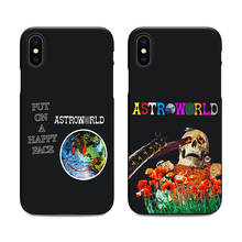 Чехлы для телефонов travis scott astroworld sicko mode для iPhone X 6 7 8 plus 5 5s 6s se для Apple, мягкий силиконовый черный чехол 2024 - купить недорого