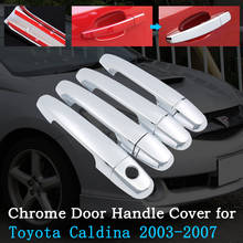 Chrome Car Door Handle Cover Trim Set Shell for Toyota Caldina T240 2003~2007 2004 2005 Exterior Accessories Auto-Sale-Goods 2024 - buy cheap