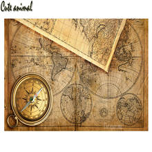 Classical Nautical World Map Compass Diamond Painting 5D Diamond Embroidery Mosaic Cross Stitch Kit Rhinestone Wall Decoration 2024 - buy cheap