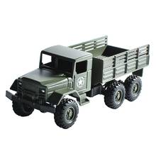 Wpl mb14 modelo de carro de inércia, 6 rodas, metal, simulação de caminhão, brinquedo para crianças, decoração 2024 - compre barato