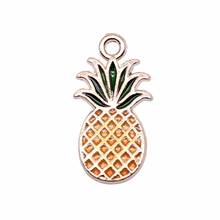 WYSIWYG 20pcs KC Gold Color Banana Pineapple Strawberry Charms For Jewelry Making DIY Jewelry Findings 2024 - buy cheap