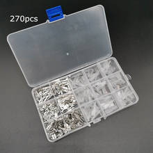 270pcs Crimp Terminals Connector Male Female Spade 2.8mm 4.8mm 6.3mm Insulating Seal Electrical Wire Connectors Sleeve Kit 2024 - buy cheap