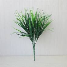 7 Fork Artificial Plants Eucalyptus Grass Plastic Ferns Green Leaves Fake Flower Plant Wedding Home Decoration Christmas Decor 2024 - buy cheap