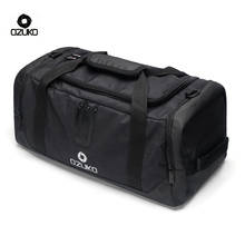 Ozuko mochila masculina à prova d'água, bolsa de viagem multifuncional com zíper para laptop 24 esportes 2024 - compre barato