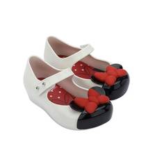 2022 New Suumer original Mini melissa jelly shoes princess bow cat ear mini shoes Kids Girl fashion summer beach sandals HMI037 2024 - buy cheap