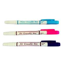 Double Side Blue Water Erasable Pen Pink Fabric Marker Paint Pen Purple Air Erasable Pen Textile Markers For Sewing Accessories 2024 - buy cheap