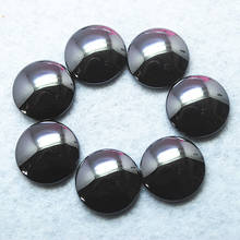 15pcs natural hematite stone cabochons round shape 12mm14mm16mm20mm25mm for women pendants making accessories top selling items 2024 - buy cheap