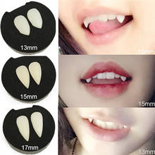 1Pair False Party Decorations Make up Prop Halloween Dentures Devil Tooth Fangs Toys Vampire Accessories 2024 - buy cheap