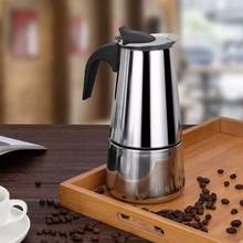Coffee Pot Make Coffeeware Barista Mocha Jug Espresso Professional Kettle Stainless Steel Latte Espresso Percolator Stovetop 2024 - buy cheap