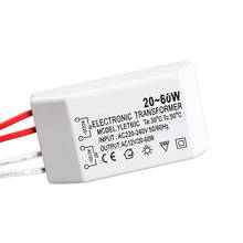 Dispositivo eletrônico sno88 do adaptador do projetor do transformador da lâmpada do halogênio de 20-60w 12v