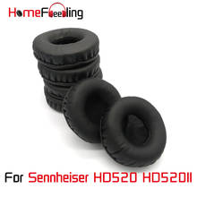 Homefeeling-almohadillas para los oídos para Sennheiser HD520 HD520II, almohadillas redondas universales, piezas de repuesto de cuero, almohadillas para los oídos 2024 - compra barato