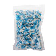 1000Pcs Blue-white Empty Hard Gelatin Capsule Size Medicine Pill Capsule Vitamins Personal Health Care Pill Cases Splitters 2024 - buy cheap