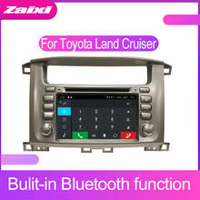 ZaiXi 2 DIN Android Сенсорный экран для Toyota Land Cruiser 100 2002 ~ 2008 автомобильный мультимедийный плеер Bluetooth GPS навигатор радио плеер 2024 - купить недорого