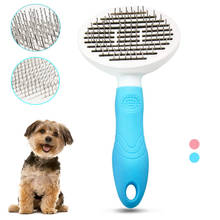 Pet Dog Cat Self Cleaning Brush Hair Remover Comfortable Slicker Comb Easy Shedding Long Short Fur of Dogs Cats Grooming Brushes 2024 - buy cheap