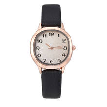 Роскошный кожаный браслет, повседневные кварцевые наручные часы для женщин, стильные женские часы, часы reloj mujer relogio feminino 2024 - купить недорого