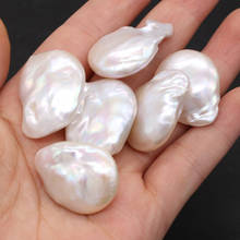 Natural Freshwater Pearl Irregular Baroque White Bare Beads For Jewelry Making DIY Bracelet Earrings Necklace Accessory 2024 - buy cheap