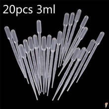 20PCS Transfer Pipettes 3ml Plastic Transparent Pipettes Disposable Safe Eye Dropper Transfer Graduated Pipettes Lab Supplies 2024 - buy cheap