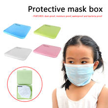 Portable Dustproof Face Shield Mask Storage Box Moisture-Proof Disposable Face Nose Cover Organizer Holder Mask Storage Case 2024 - buy cheap