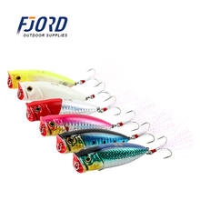 FJORD Fishing Lure Topwater Poper 6color 70mm 14g Luminous Hard Baits Artificial Baits Fishing Tackle 2024 - buy cheap