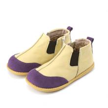 Tipsietoes 2021 New Winter Children Shoes Leather Martin Boots Kids Snow Brand Girls Rubber Fashion Sneakers 2024 - buy cheap