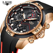 LIGE New Military Sport Mens Watches Top Brand Luxury Date Quartz Clock Casual Fashion Mens Waterproof Watches Relogio Masculino 2024 - buy cheap