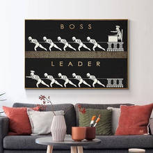 Nordic Graffiti Art Leaders Canvas Painting Boss  Home Decor Posters and Prints Street Wall Art Pictures for Living Room Cuadros 2024 - buy cheap