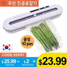 2000mAh Wireless Food Vacuum Sealer Travel Packaging Machine With 10pcs Bags 2024 - buy cheap