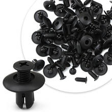 40Pcs 8mm Auto Bumper Fastener 8mm Hole Rivet Retainer Push Engine Cover Car Door Trim Panel Clip Fasteners for Toyota LADA 2024 - buy cheap