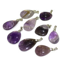 1PC Natural Stone Amethysts Pendant Irregular Crystal Pendant for Jewelry Making DIY Charm Necklace Wholesale 2024 - buy cheap