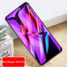 Exunton-protetor de tela de vidro temperado para zte nubia red magic 6 pro, cobertura completa, anti-azul, redmagic 6 pro, ultra transparente 2024 - compre barato