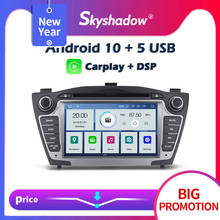 Carplay DSP PX6 IPS Car DVD Player Android 10 4GB + 64GB GPS Map Wifi RDS Radio Bluetooth For Hyundai IX35 2010 2011 2012 2013 2024 - buy cheap