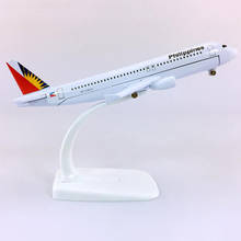 16CM Philippines airline Aircraft Model 1:400 Airbus320-200 model W base alloy airplane collectible display toy collection Gift 2024 - buy cheap