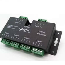Amplificador de señal SP901E SPI para WS2812B, WS2811, WS2813, tira de LED RGB, repetidor de señal, cinta de DC5V-24V de Color direccionable 2024 - compra barato