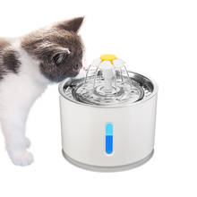 Автоматический питьевой фонтанчик для кошек 2,4 л, электрическая поилка для домашних животных, гигиеническая чаша для собак и кошек, диспенсер 2024 - купить недорого